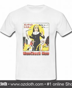 Nunchuck Nun T Shirt (Oztmu)