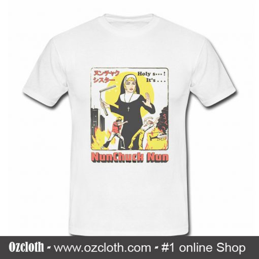 Nunchuck Nun T Shirt (Oztmu)