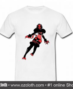 Queen of Hell Pinup T Shirt (Oztmu)