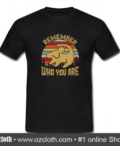 Remember Who You Are Lion T Shirt (Oztmu)