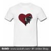 Rib Heart T Shirt (Oztmu)