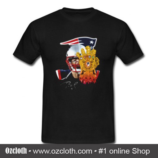 Tom Brady Patriots Thanos T Shirt (Oztmu)