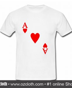 Ace of Heart Halloween Costume T Shirt (Oztmu)