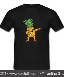 Dabbing Sunglasses Smile Pineapple T Shirt (Oztmu)