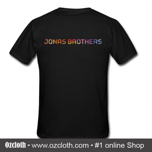Jonas Brothers T Shirt Back (Oztmu)