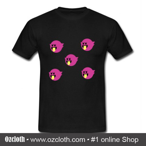 Pink Boo Mario T Shirt (Oztmu)