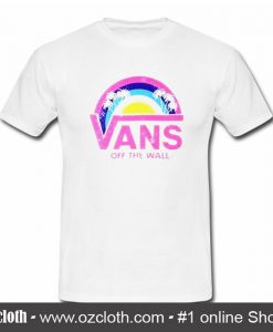 Vans Off The Wall Rainbow Palms T Shirt (Oztmu)