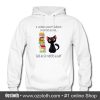 A Woman Cannot Survive On Books Alone She Also Nees A Cat Hoodie (Oztmu)