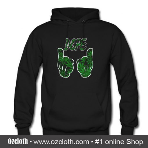 Dope Marijuana Leaves Hoodie (Oztmu)