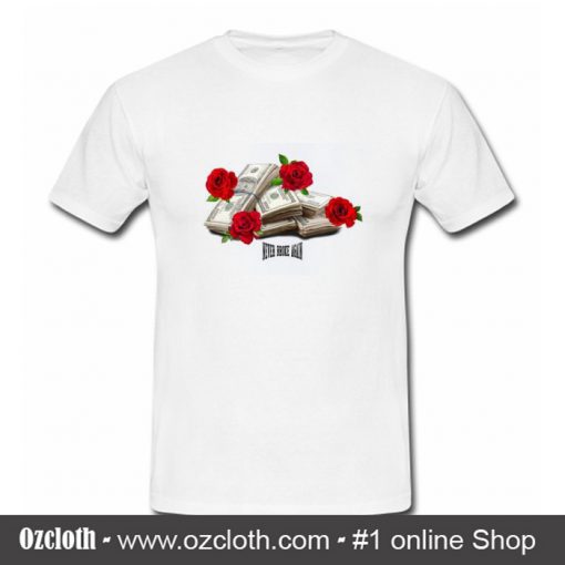Never Broke Again Rose Stack T Shirt (Oztmu)