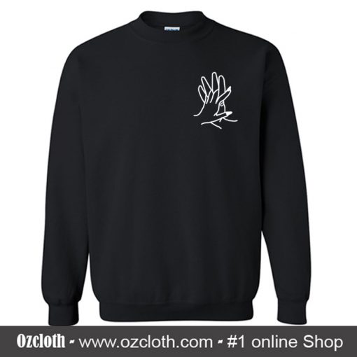 Holding Hand Relations Goals Couple Sweatshirt (Oztmu)