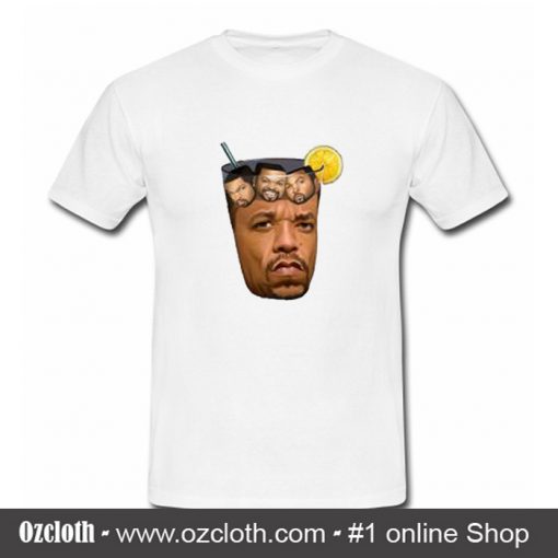 Ice Cube Glass Ice Tea T Shirt (Oztmu)