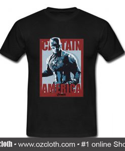 Marvel Avengers Endgame Captain Poster T Shirt (Oztmu)