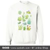 Cacti Watercolor Sweatshirt (Oztmu)