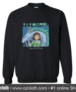 Spirited Away Haku And Chihiro Sweatshirt (Oztmu)
