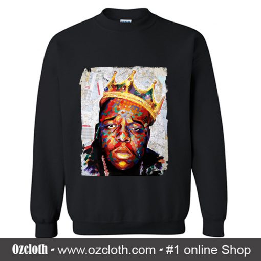 Biggie Map Style Sweatshirt (Oztmu)