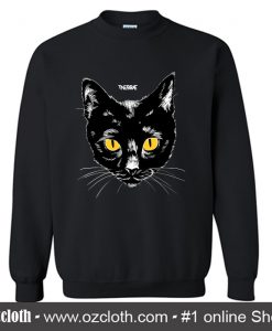 Black Cat Sweatshirt (Oztmu)