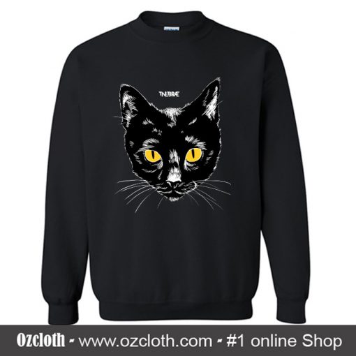 Black Cat Sweatshirt (Oztmu)