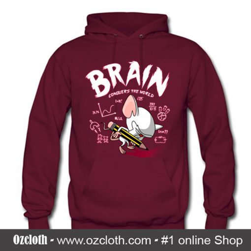 Brain Conquers The World Hoodie (Oztmu)