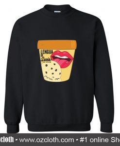 Lengua De Sucia Texas Ice Cream Licking Sweatshirt (Oztmu)