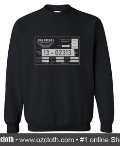 Lucky 13 License Plate Sweatshirt (Oztmu)