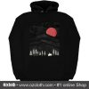 Black Mountains and Red Moon Hoodie (Oztmu)