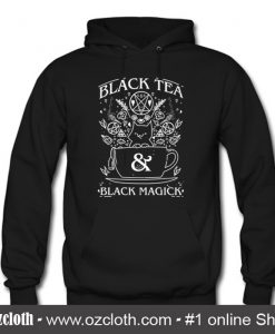 Black Tea & Black Magick Hoodie (Oztmu)
