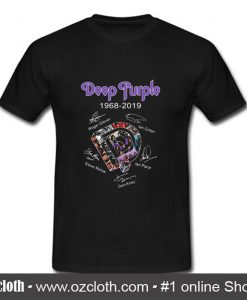Deep Purple 1968 2019 signature T Shirt (Oztmu)