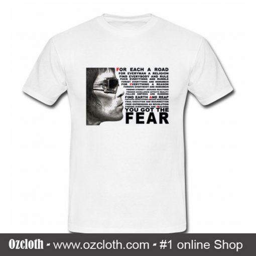 Ian Brown FEAR T Shirt (Oztmu)