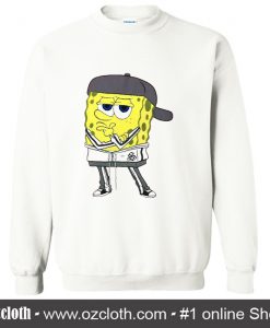 Pondering Spongebob Drawstring Sweatshirt (Oztmu)