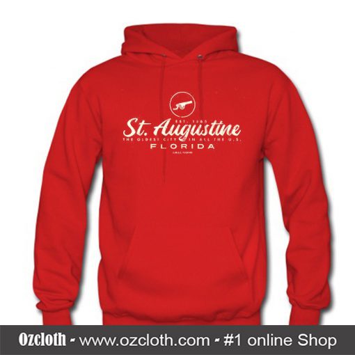 St Augustine Florida Cannon Hoodie (Oztmu)