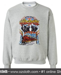 Aerosmith Train Kept a Rollin Sweatshirt (Oztmu)