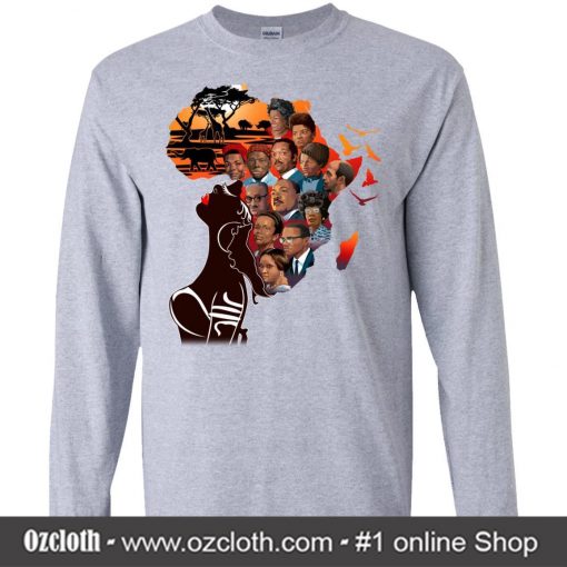 African American My Roots T-shirt For Melanin Queens Sweatshirt (Oztmu)