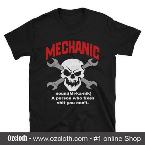 Definition Of A Mechanic T Shirt (Oztmu)