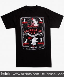 Disney Villains Cruella De Vil Tarot T-Shirt (Oztmu)