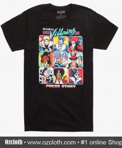 Disney Villains Player Select T-Shirt (Oztmu)