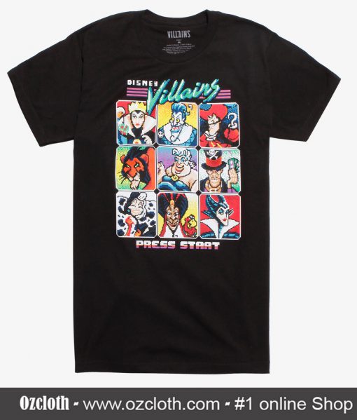 Disney Villains Player Select T-Shirt (Oztmu)