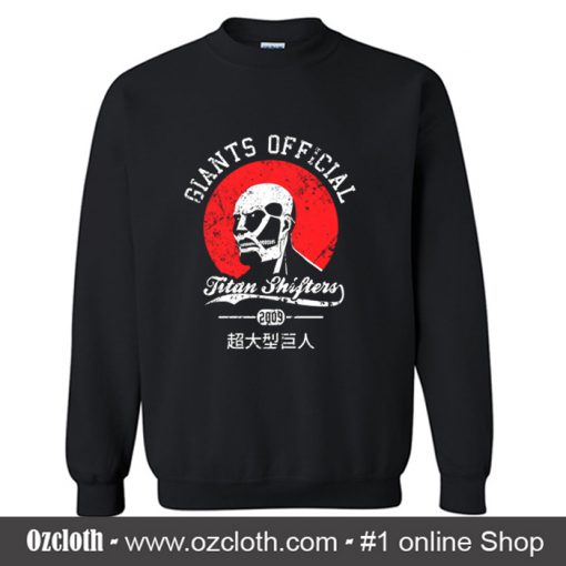 Giant Official Titan Shingeki Sweatshirt (Oztmu)