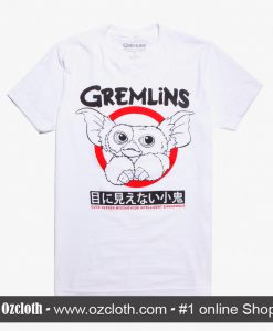 Gremlins Gizmo Line Art T-Shirt (Oztmu)