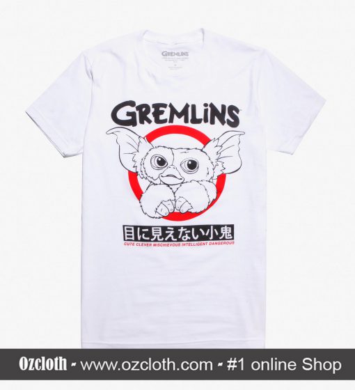 Gremlins Gizmo Line Art T-Shirt (Oztmu)