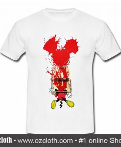 Halloween Mickey Trap Blood T Shirt (Oztmu)