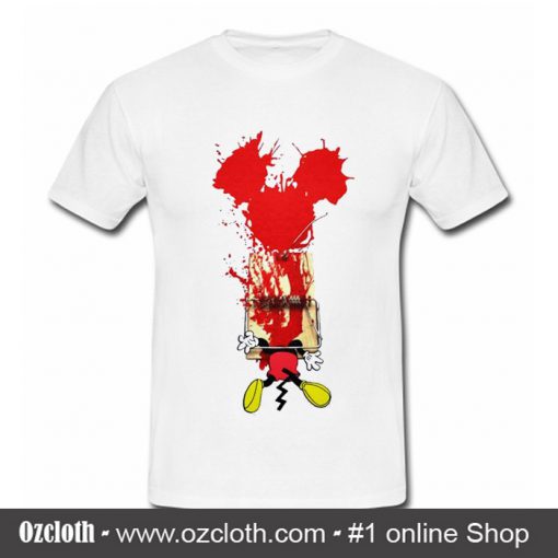 Halloween Mickey Trap Blood T Shirt (Oztmu)