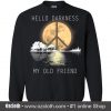 Hello Darkness My Old Friend Moon Lake Hippie Black Sweatshirt (Oztmu)