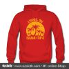 Living On Island Time Palm Trees And Sunset Hoodie (Oztmu)