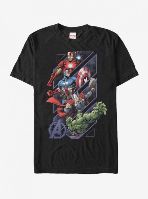 Marvel Four Avengers T-Shirt (Oztmu)