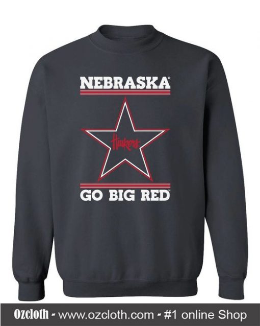 Nebraska Go Big Red Sweatshirt (Oztmu)