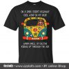 On A Dark Desert Highway Cool Wind In My Hair Hippie Girl Black T-Shirt (Oztmu)