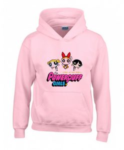 Power Puff Girls Pink Hoodie (Oztmu)