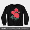 Red Peonies Sweatshirt (Oztmu)