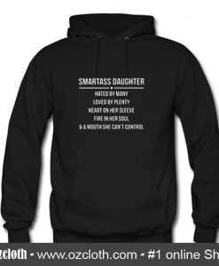 Smartass Daughter Hoodie (Oztmu)